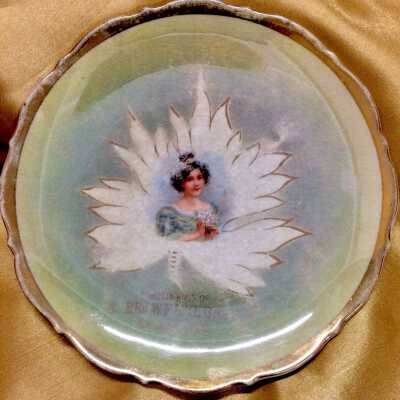 Advertising plate for Henry Browning Grocery Store, Ca. 1907