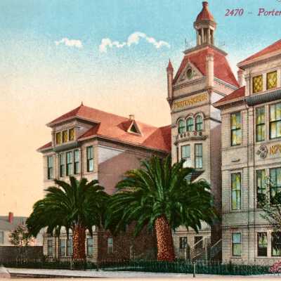 Postcard Porter School, Ca. 1915