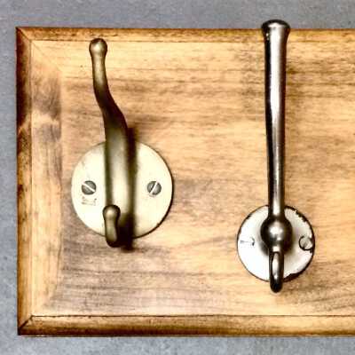 Standard Clothing hooks from Neptune Beach dressing cubicles, c. 1920s