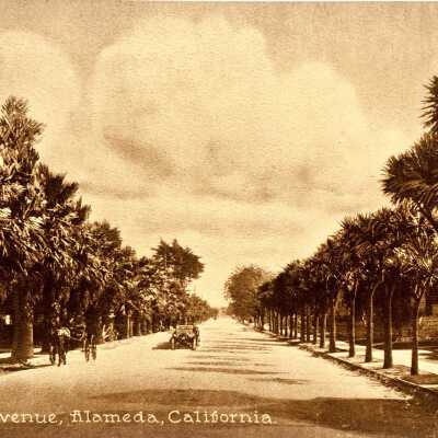 Postcard Depicting Pacific Ave, early 1900s