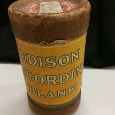 Edison Cylinder Phonograph recording with voice of Carol Tripp (Heche), early 1900s