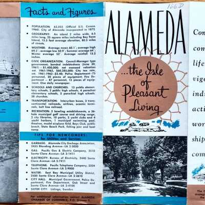 'Alameda', pamphlet issued by Chamber of Commerce, 1960s