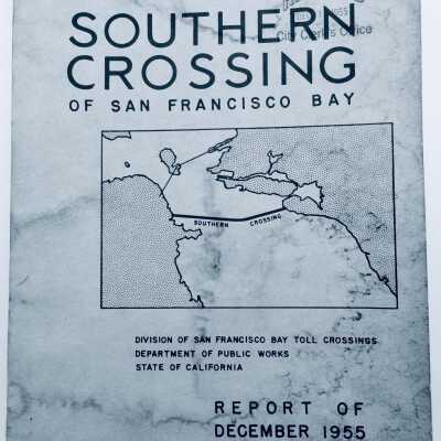 Presentation Book for a proposed southern Bay Crossing, 1955