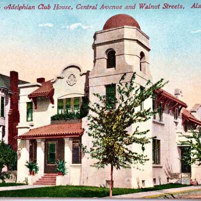 Photo Postcard Adelphian Club House, c. 1910