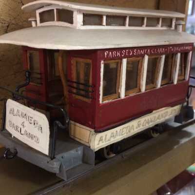 Miniature Horse Trolley Car, Ca. 1950s after 1894 trolleys