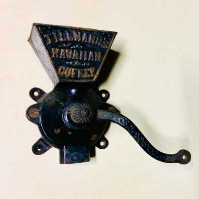 Tillmann's Hawaiian Coffee grinder of the Martin residence, c. 1912