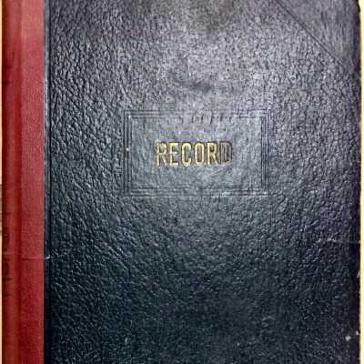 Record book of the A.H.S. Delthenian or Delta Tau Omega Club, 1946-1960