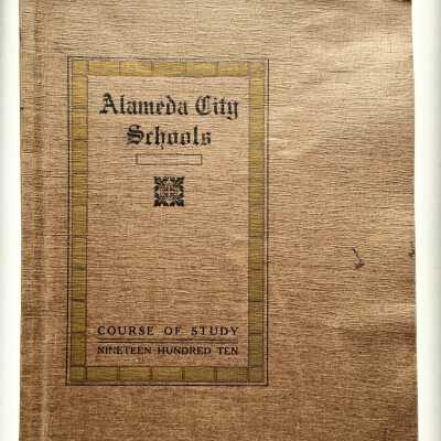 Course booklet Grade 1 - 8 Alameda City Schools, 1910