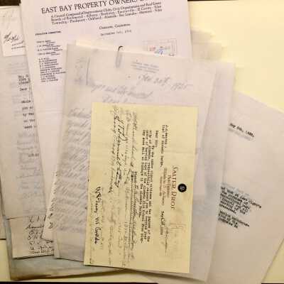 Folder regarding Public Parks (old file # 113), 1924-1932