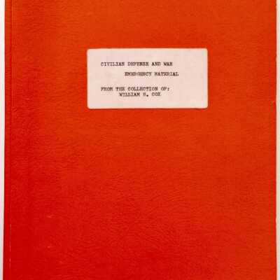 Civilian Defense & Emergency Material, 1936-1942