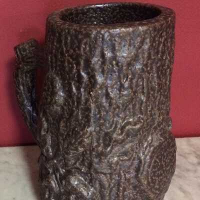 Art pottery mug from Clark & Sons Pottery, early 1900s