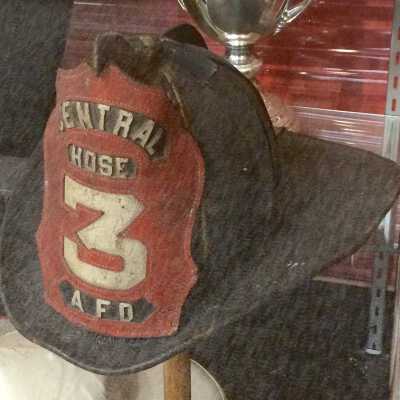 Mr. Lovegrove's Fireman's Helmet, Central Hose Company, No. 3, Ca. 1898