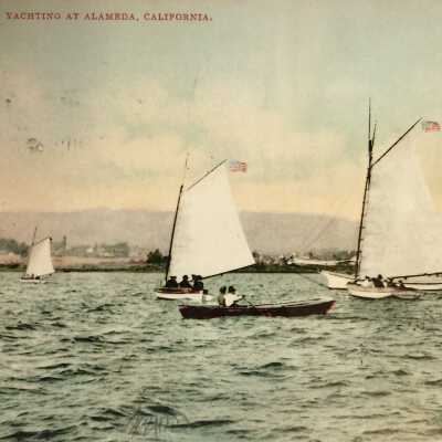 Postcard Yachting, 1907.