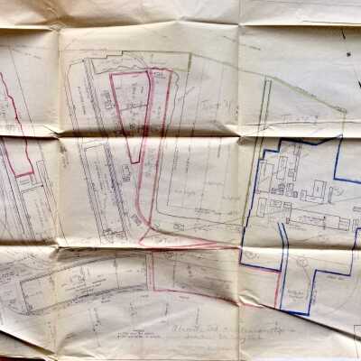 Encinal Terminals map, 1942