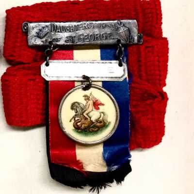 Trustee Badge, Daughters of St. George, Golden Poppy Lodge, 1922-1976