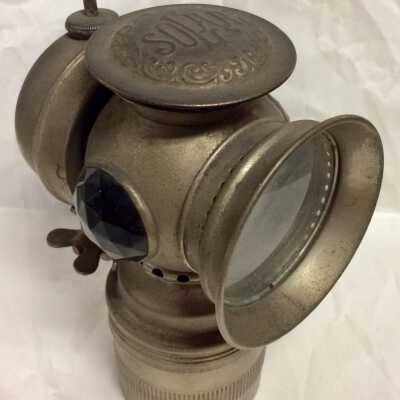 Badger Brass Mfg Solar Automobile Headlight, 1910