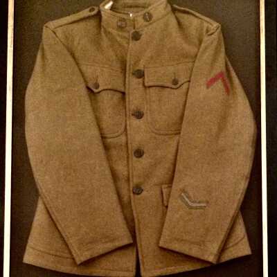 WWI US Army uniform of Frederick C. Stolte, 1918
