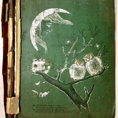 Scrapbook of clippings compiled by Bunny Fergus Russ, c. 1920s