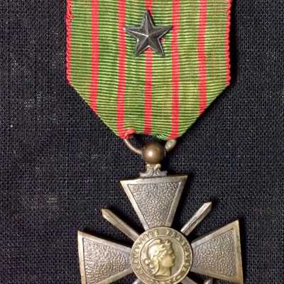 War Cross service Medal presented to Edward J. Kelly, 1917-1918