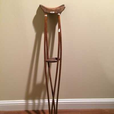 Crutches used by the Red Cross, c. 1900