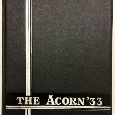 Alameda High School 'The Acorn 33' Yearbook of Florence Postel, 1933