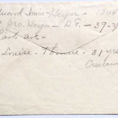 Envelope - back