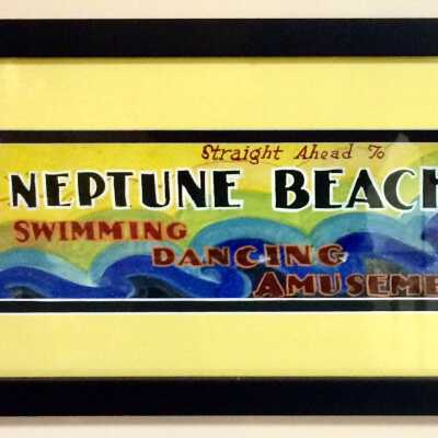 Prototype for advertisement for Neptune Beach, c. 1930