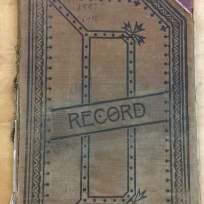 Fire Department Record Book, 1897-1916