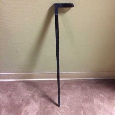 Walking cane with partial silver plated handle of William H. Cox, Sr., c. 1920