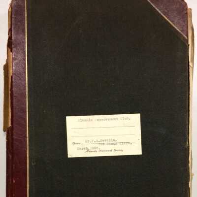 Minutes of the Alameda Improvement club, 1916-1921