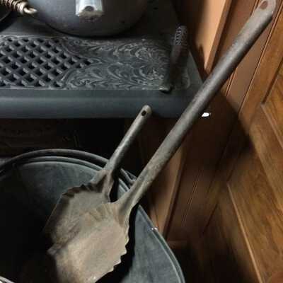 Iron Coal Shovel from the king family home, 20th century