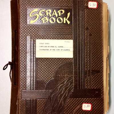 Scrapbook of Ford Samuel about the Rotary Club and Post Office, 1941-1946