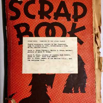 Scrapbook compiled by the Sterm family, 1930s