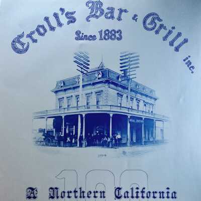 Poster for Centennial Croll's Bar & Grill building, 1979