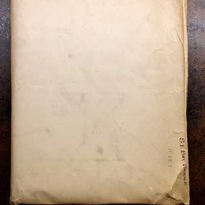 Envelope with documents about Bay Crossings, 1921-1928