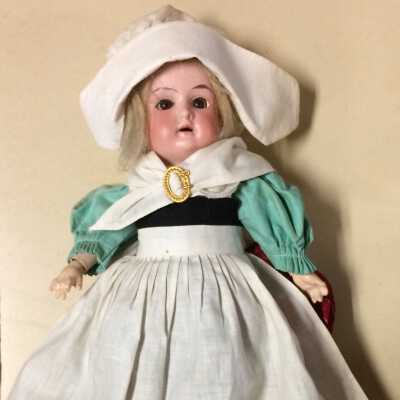 Armand Marseille Floradora Doll in Dutch Costume, c. 1912-1915