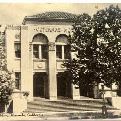 Main facade Veterans' Memorial Building, c. 1950s