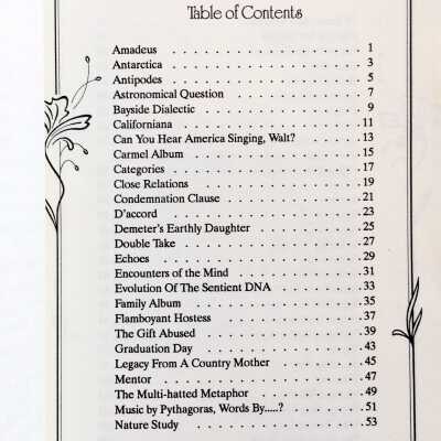 Table of contents p1