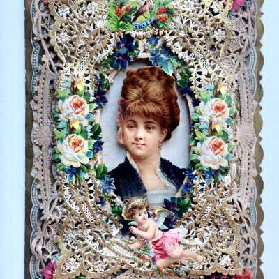 Valentine from Amos Mecarthey to John McDonell, 1882