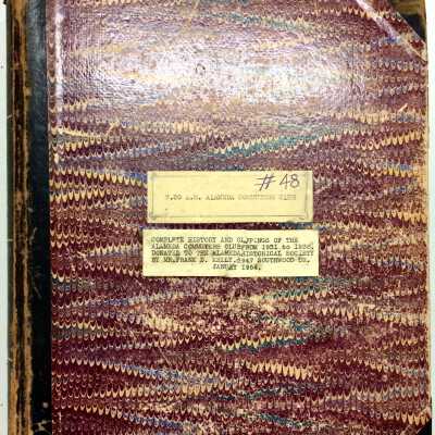 Scrapbook concerning the Commuter's Club, 1931-1938