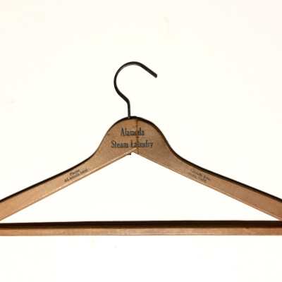 Advertising hangers from Alameda Steam Laundry, c. 1930s