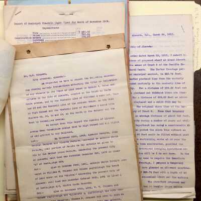 Miscellaneous document to/from Council and City (#1501-50), 1909-1902