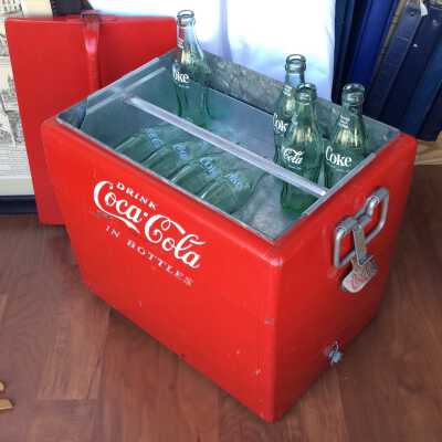 1950s Cavalier Coca-Cola Carry-Cooler of the Cundall/Laughlin family.