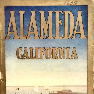 'Alameda California', by L. H. Irvine issued by Sunset Magazine, 1911