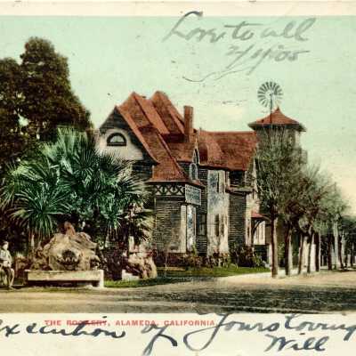 Postcard 'The Rockery", 1905