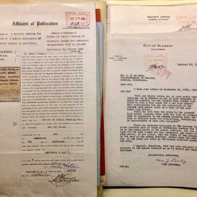Documents re City Schools, and tentative budget 1931-1932