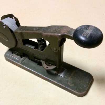 Bates Stapler used at the Bureau of Electricity, before 1994