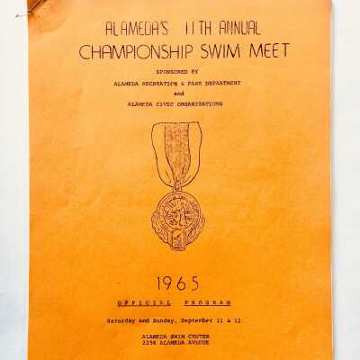 Register for Alameda Eleventh Annual Championship Swim Meet, 1965
