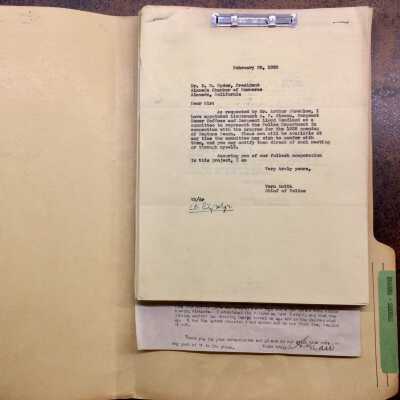 Folder with complaints and policing of beaches, 1929-1935