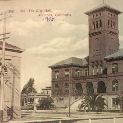 Postcard City Hall, 1905